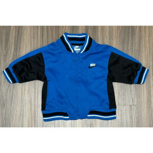 Nike Track Jacket Royal Blue and Black - Boys Size 0/6/MO